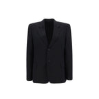 Balenciaga Black Wool Jackets And Coat Balenciaga