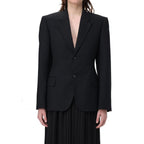 Balenciaga Black Wool Jackets And Coat Balenciaga