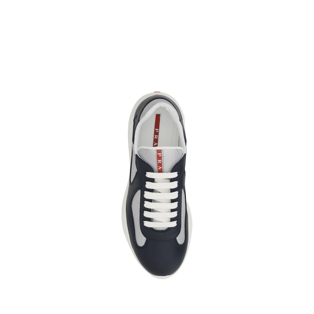 Prada Blue Polyamide Athletic Sneakers Prada