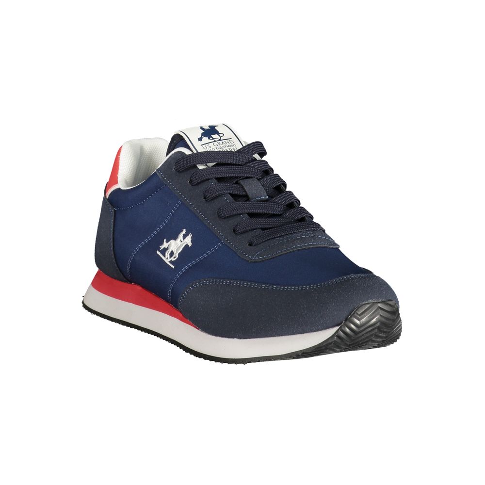 U.S. Grand Blue Polyester Men Sneaker U.S. Grand