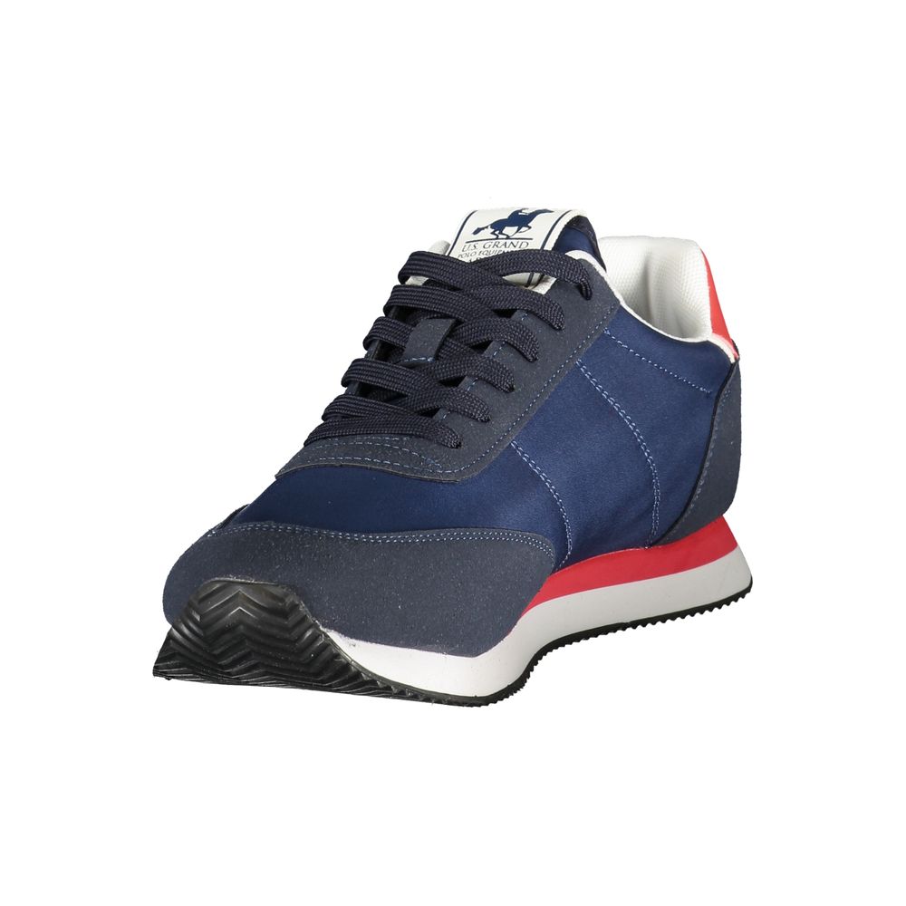 U.S. Grand Blue Polyester Men Sneaker U.S. Grand
