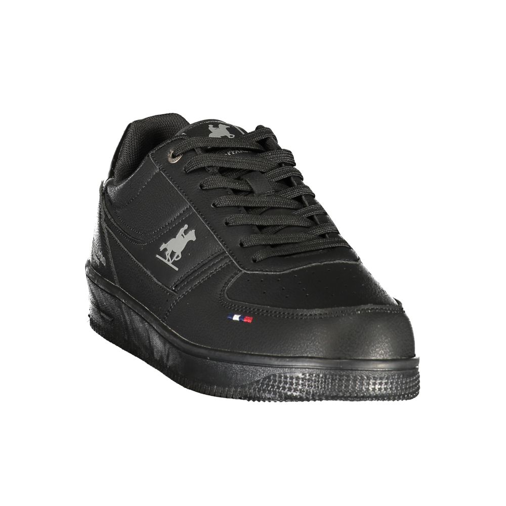 U.S. Grand Black Polyurethane Men's Sneaker U.S. Grand