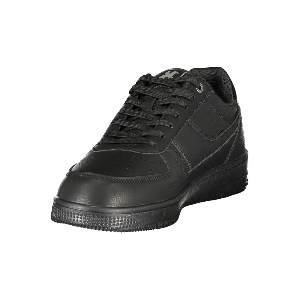 U.S. Grand Black Polyurethane Men's Sneaker U.S. Grand