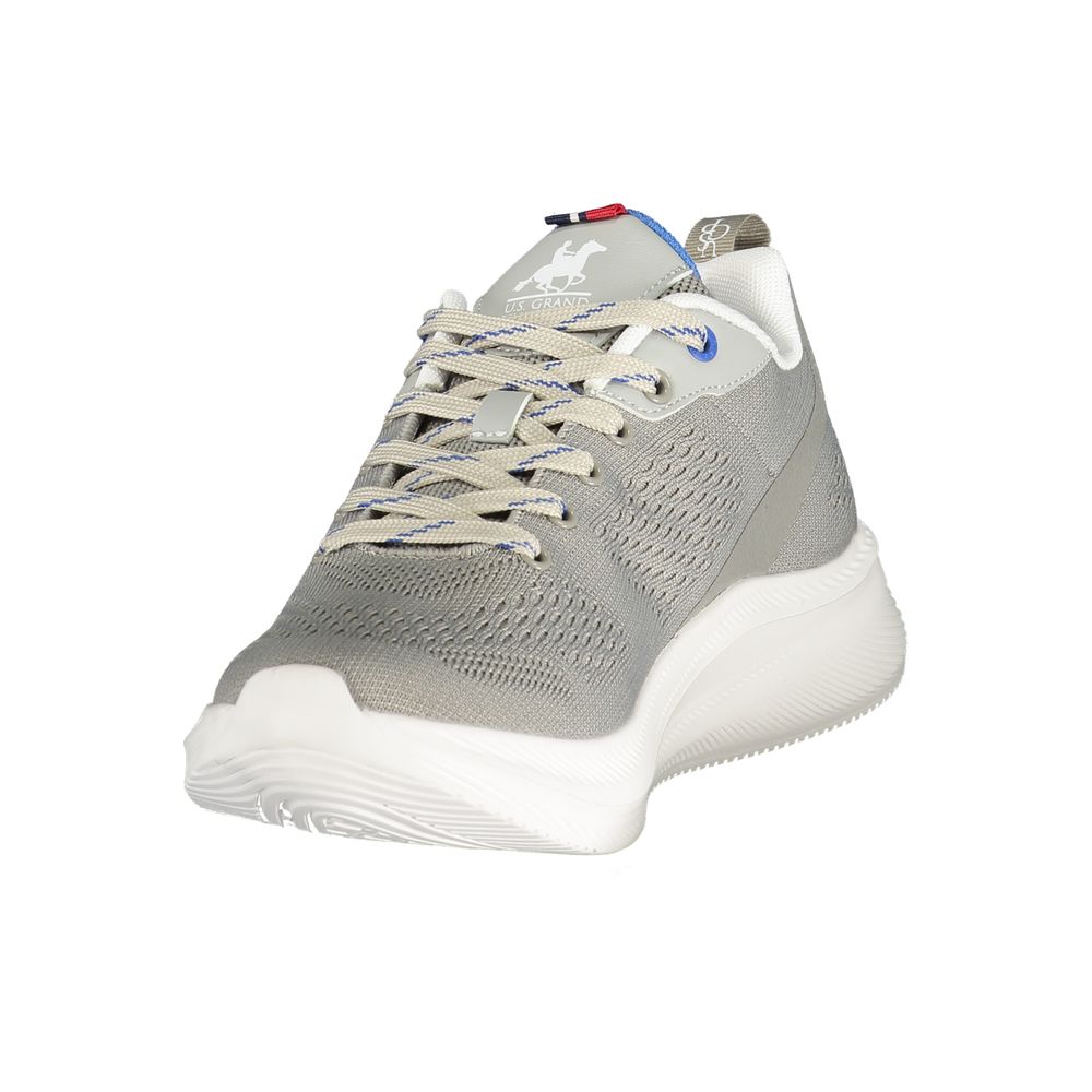 U.S. Grand Gray Polyurethane Mens Sneaker U.S. Grand