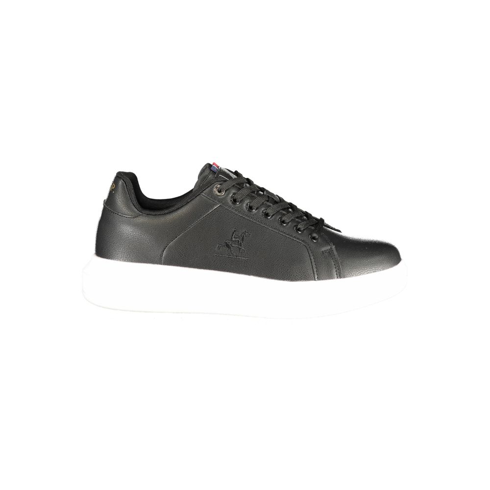 U.S. Grand Black Polyurethane Men's Sneaker U.S. Grand