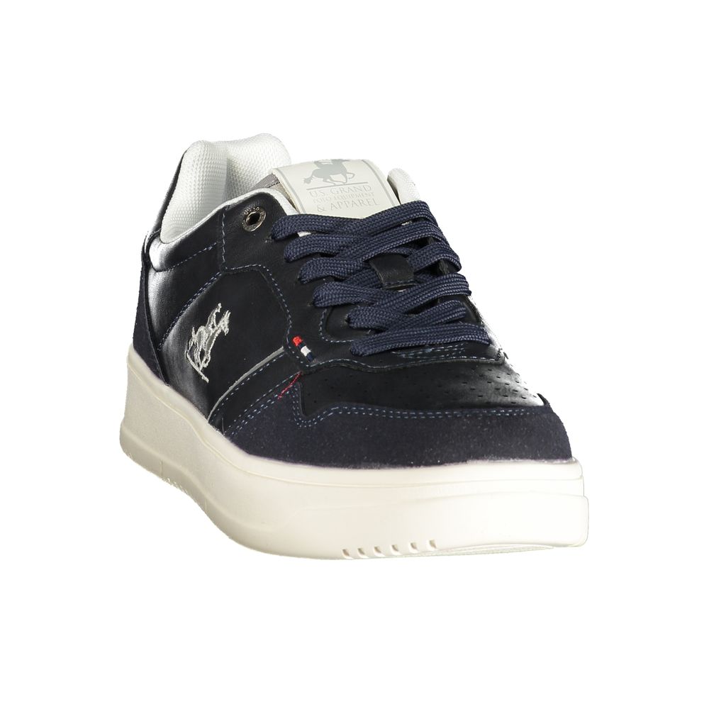 U.S. Grand Blue Polyester Men's Sneaker U.S. Grand