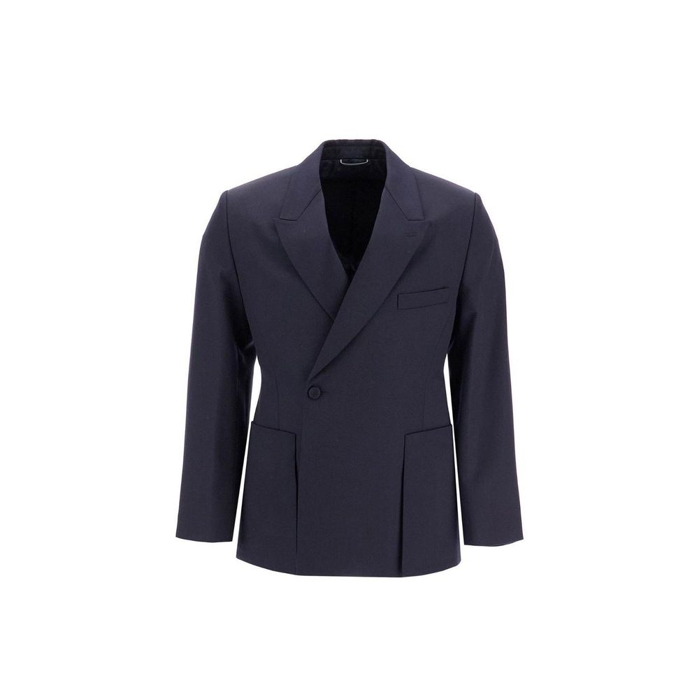 Dior Blue Virgin Wool Blazer Dior