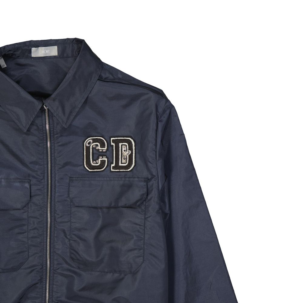 Dior Blue Polyamide Shell Jacket Dior