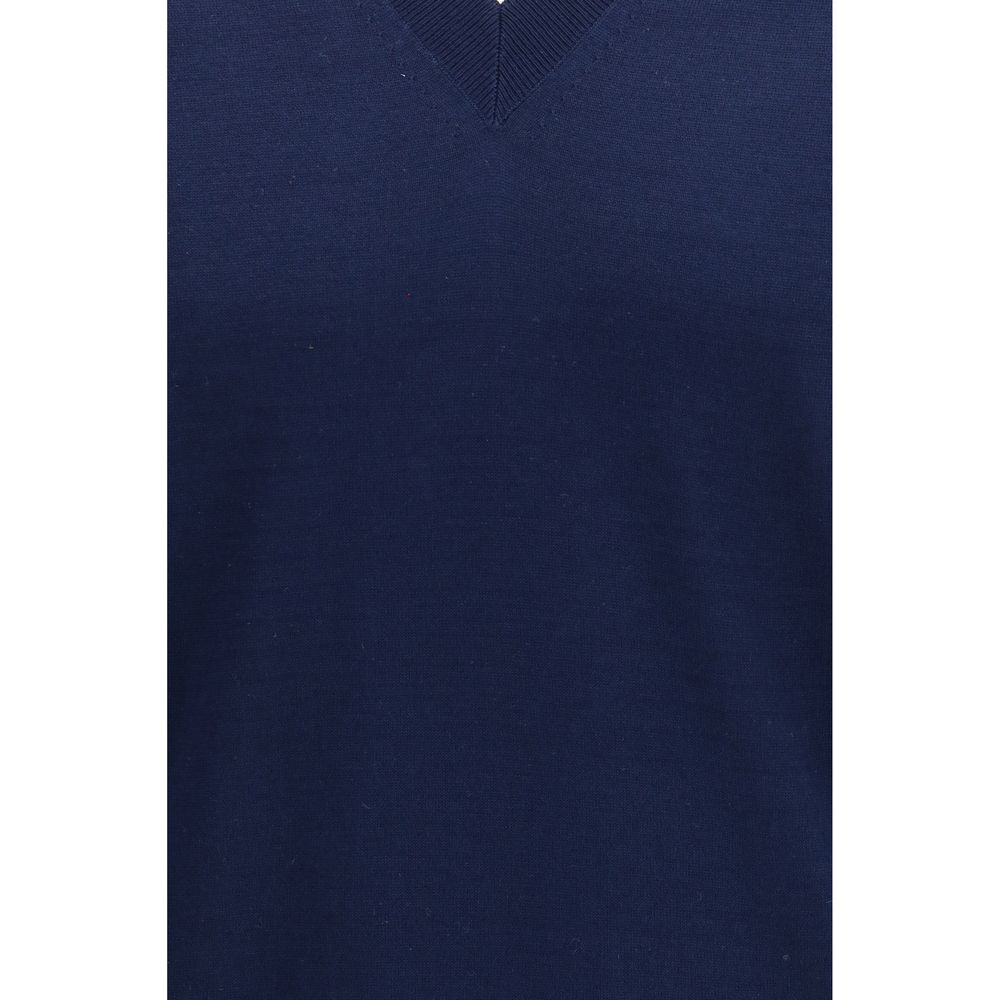 Prada Blue Cotton Sweatshirt Prada