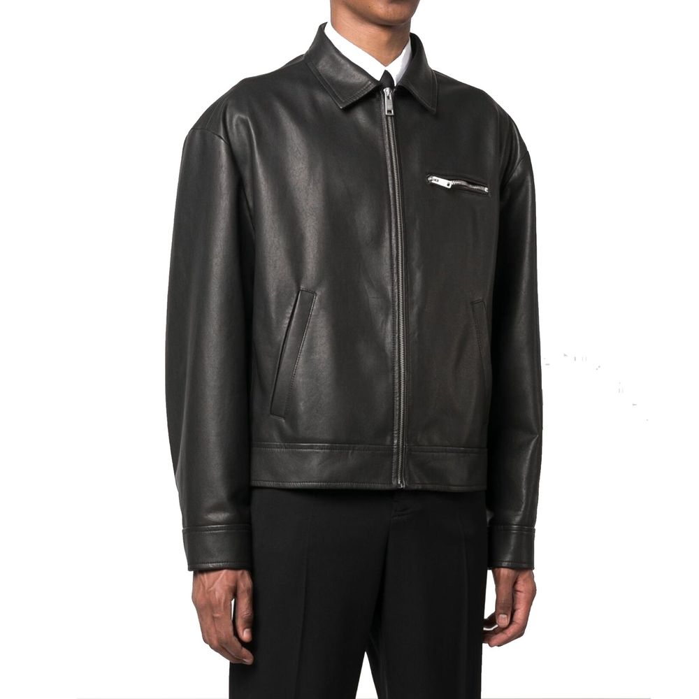 Prada Black Leather Jacket Prada