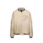 Prada Beige Calfskin Bomber Prada