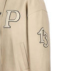 Prada Beige Calfskin Bomber Prada