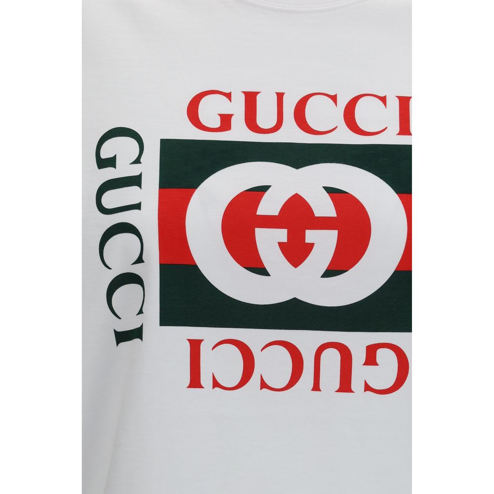 Gucci White Cotton T-Shirt Gucci