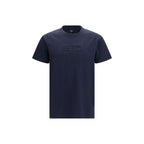 Fendi Blue Cotton T-Shirt Fendi