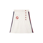 Gucci White Polyester Skirt Gucci