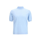 Prada Blue Cotton Sweatshirt Prada