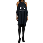 Balenciaga Black Cotton Casual Dress Balenciaga