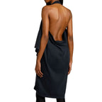 Balenciaga Black Cotton Casual Dress Balenciaga