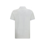 Fendi White Cotton Polo Shirt Fendi