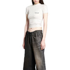 Balenciaga White Cotton T-Shirt Balenciaga