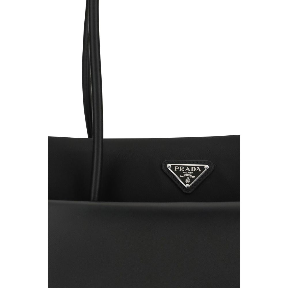 Prada Black Calf Leather Bos Taurus Shoulder Bag Prada
