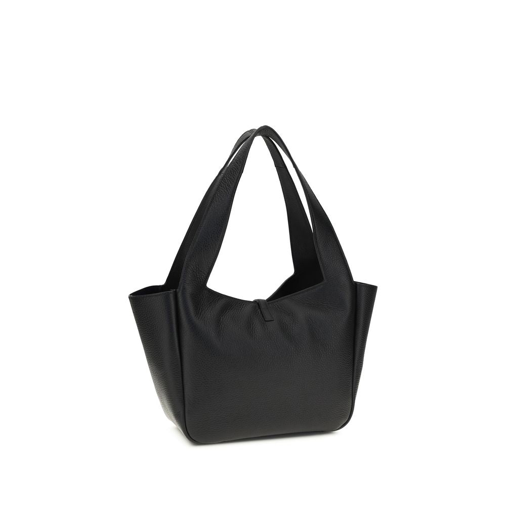 Saint Laurent Black Other Fibres Shoulder Bag Saint Laurent