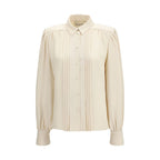 Valentino Beige Silk Shirt Valentino