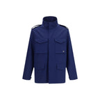 Valentino Blue Cotton Coat Valentino