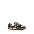 Fendi Multicolor Calf Leather Bos Taurus Low Top Sneakers Fendi