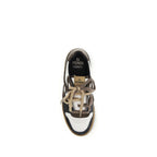 Fendi Multicolor Calf Leather Bos Taurus Low Top Sneakers Fendi