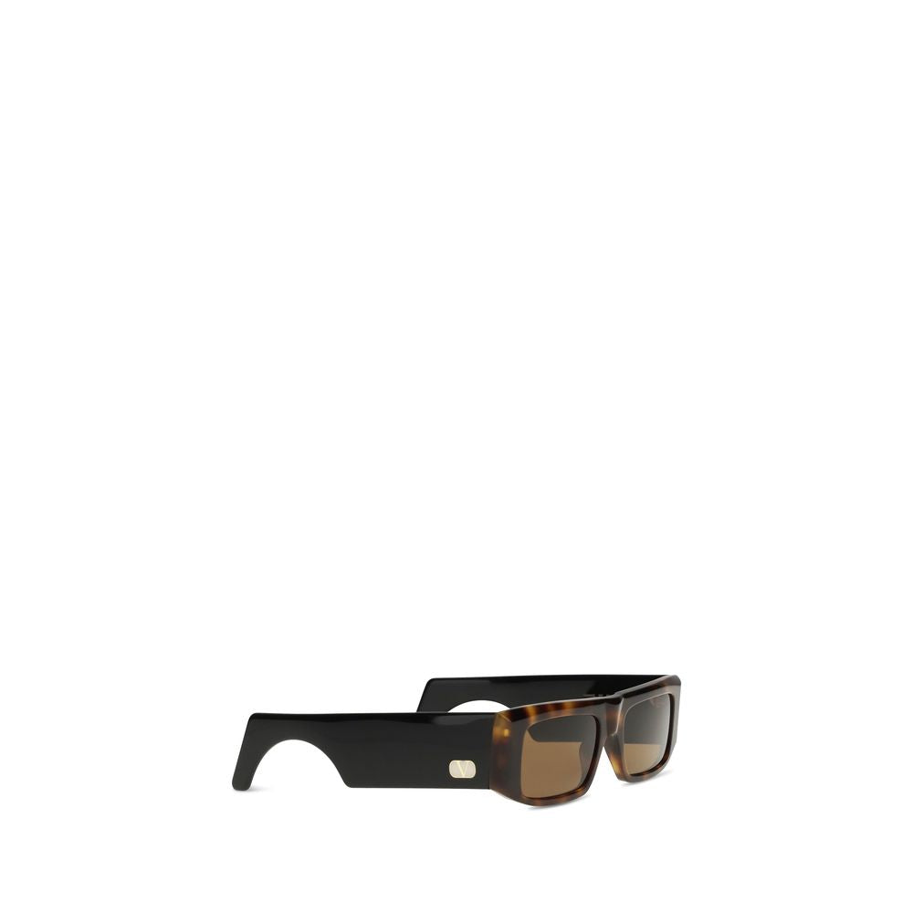 Valentino Garavani Brown Acetate Sunglasses Valentino Garavani