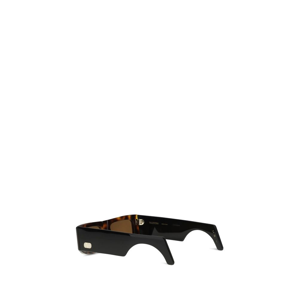Valentino Garavani Brown Acetate Sunglasses Valentino Garavani