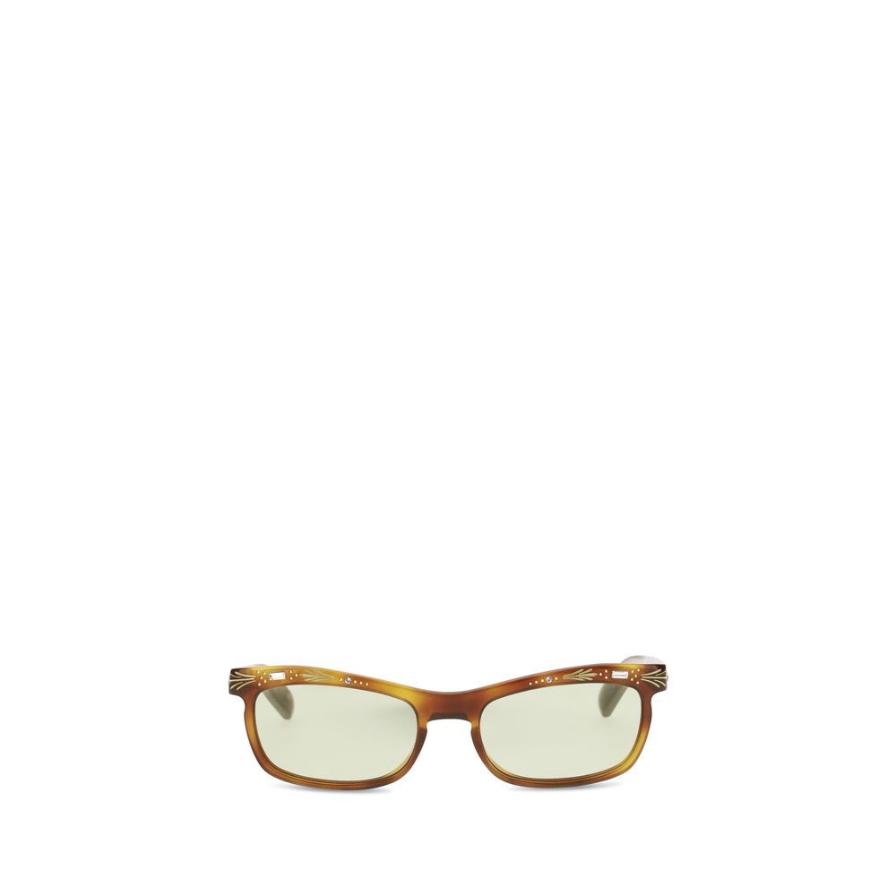 Valentino Garavani Brown Acetate Sunglasses Valentino Garavani