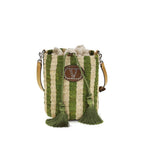 Valentino Garavani Bicolor Raffia Backet Bag Valentino Garavani