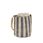Valentino Garavani Blue Raffia Backet Bag Valentino Garavani