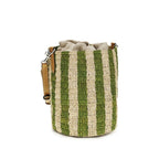 Valentino Garavani Bicolor Raffia Backet Bag Valentino Garavani
