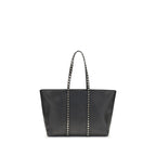 Valentino Garavani Black Calf Leather Bos Taurus Shoulder Bag Valentino Garavani