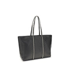 Valentino Garavani Black Calf Leather Bos Taurus Shoulder Bag Valentino Garavani