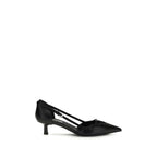 Prada Black Goatskin High Heel Pumps Prada