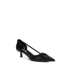 Prada Black Goatskin High Heel Pumps Prada