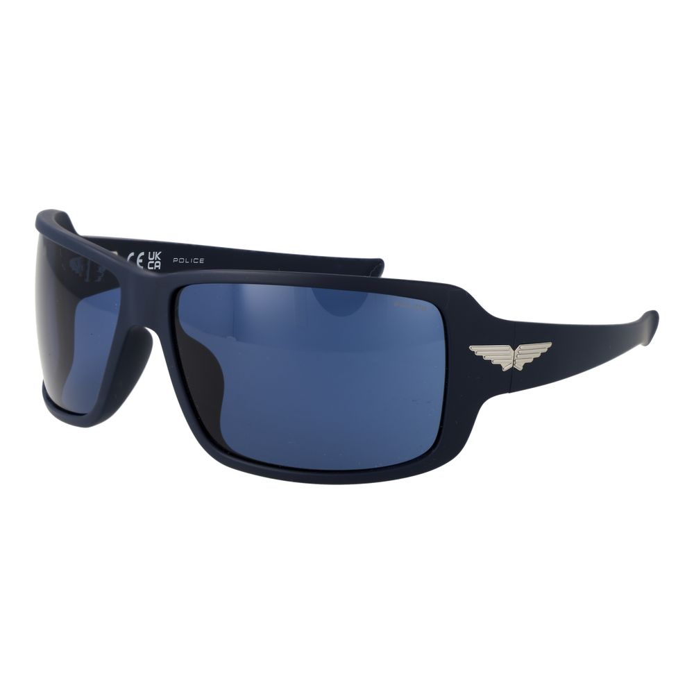 Police Blue Plastic Sunglasses Police