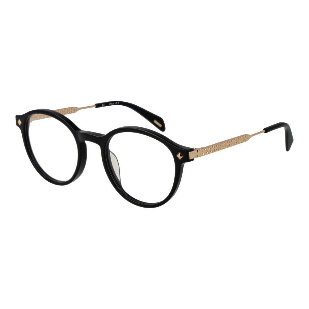 Police Black Metal Glasses (Frames) Police