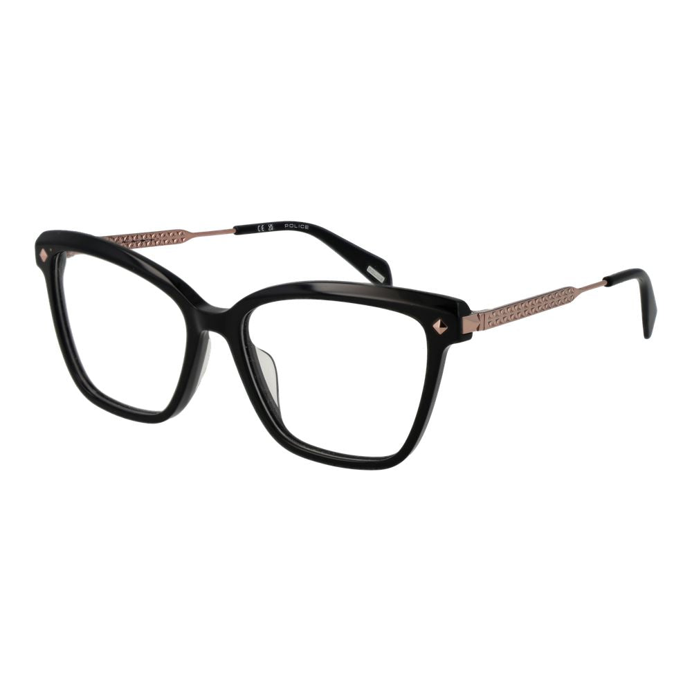 Police Black Metal Glasses (Frames) Police