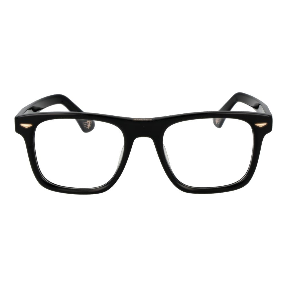Police Black Cellulose Acetate Glasses (Frames) Police