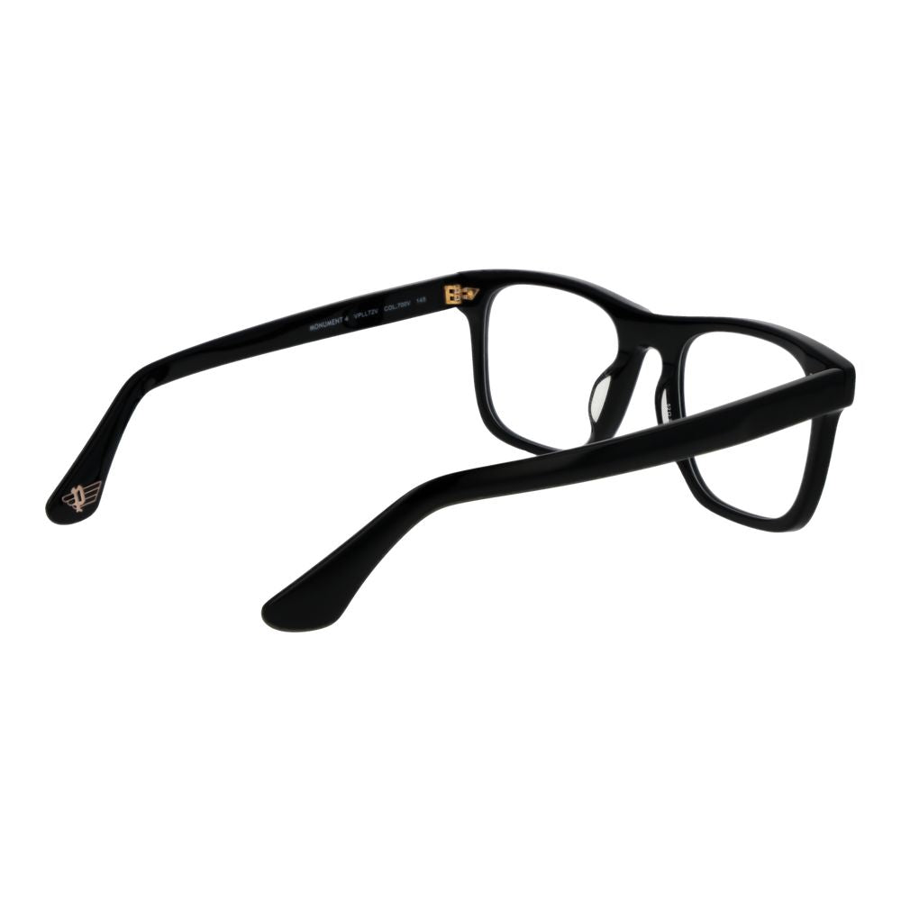 Police Black Cellulose Acetate Glasses (Frames) Police