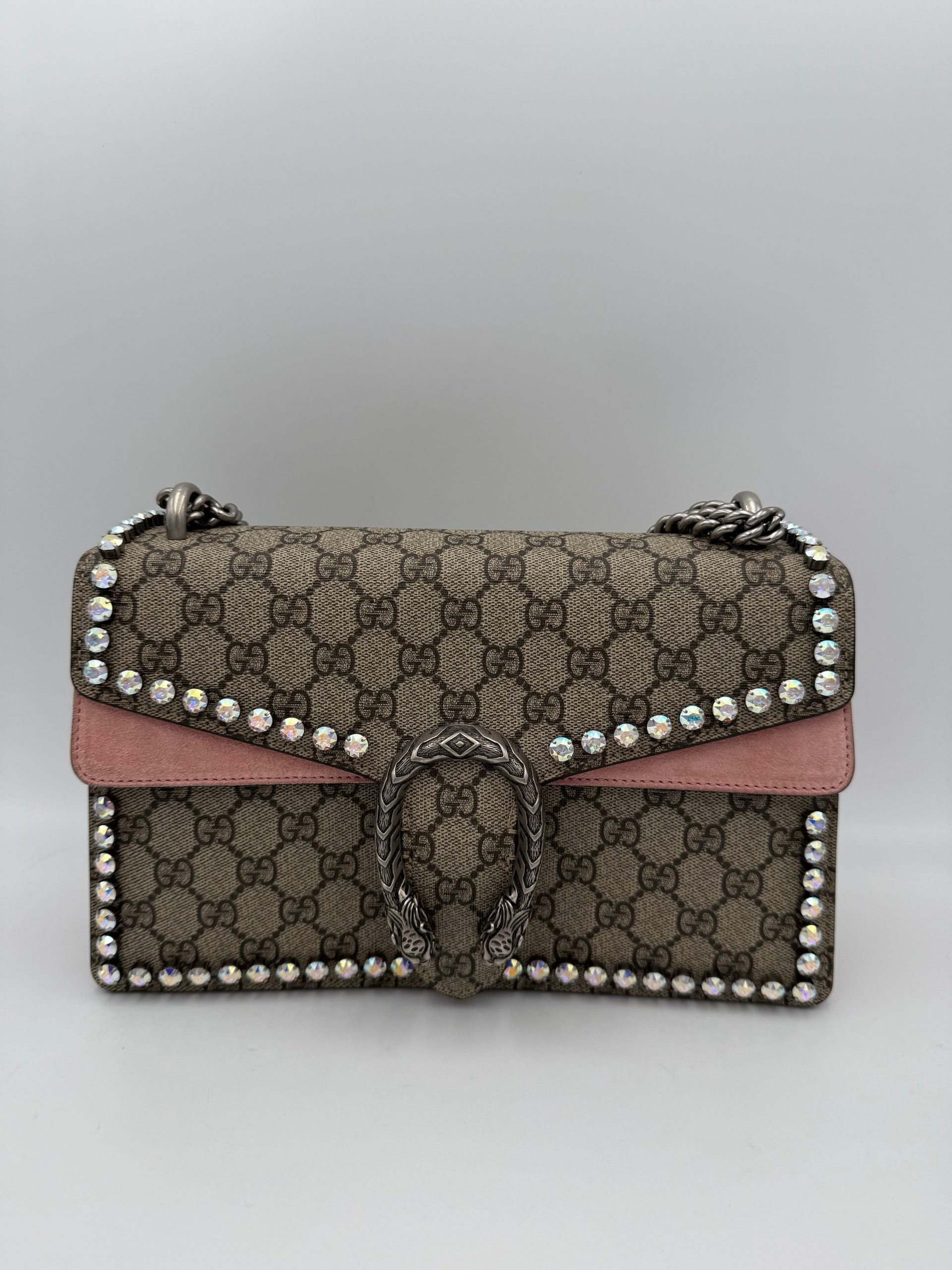 Gucci GUCCI DIONYSUS GG Supreme with Diamantes Handbag Gucci