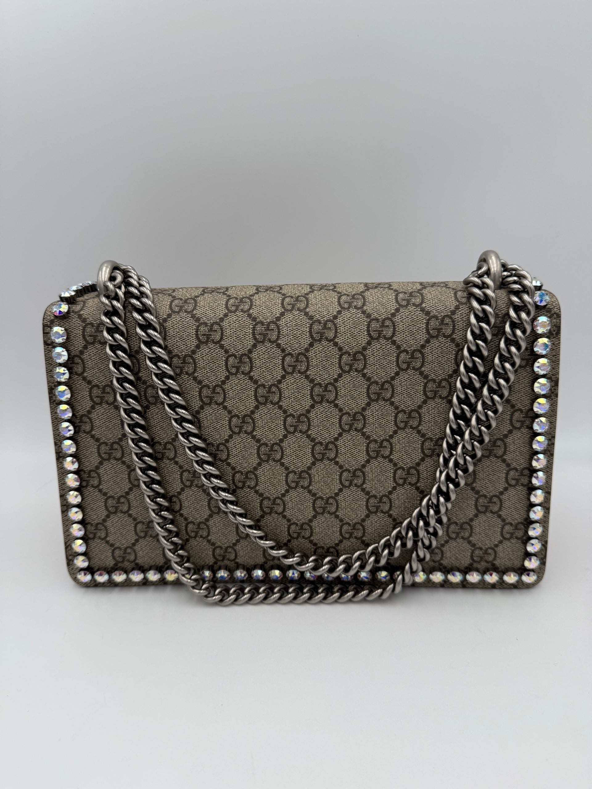 Gucci GUCCI DIONYSUS GG Supreme with Diamantes Handbag Gucci
