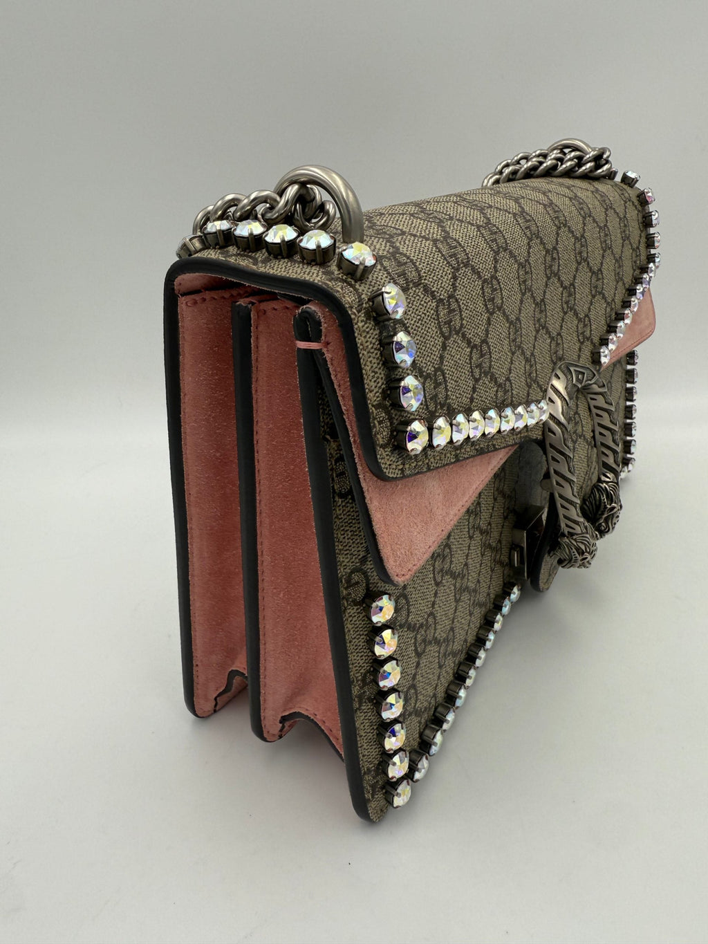 Gucci GUCCI DIONYSUS GG Supreme with Diamantes Handbag Gucci