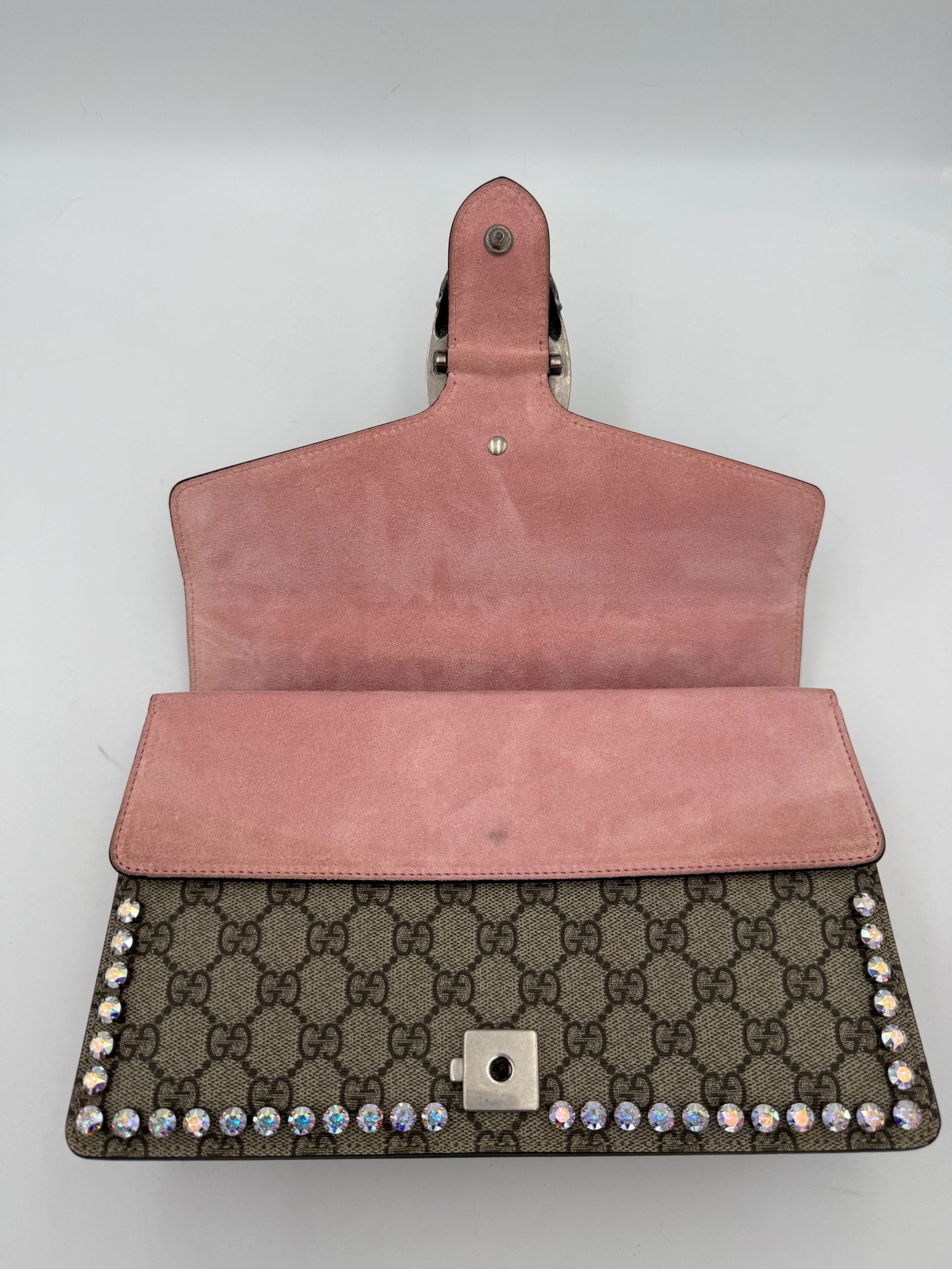 Gucci GUCCI DIONYSUS GG Supreme with Diamantes Handbag Gucci