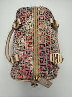 Fendi FENDI FF Canvas Fiori Handbag Fendi